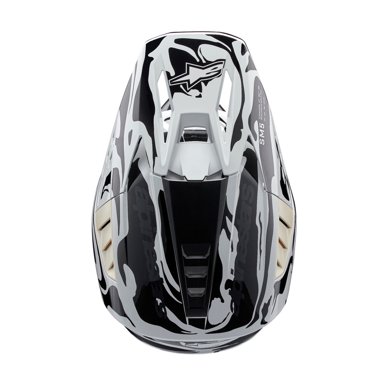 Alpinestars S-M5 Mineral grey camo motocrosshjelm