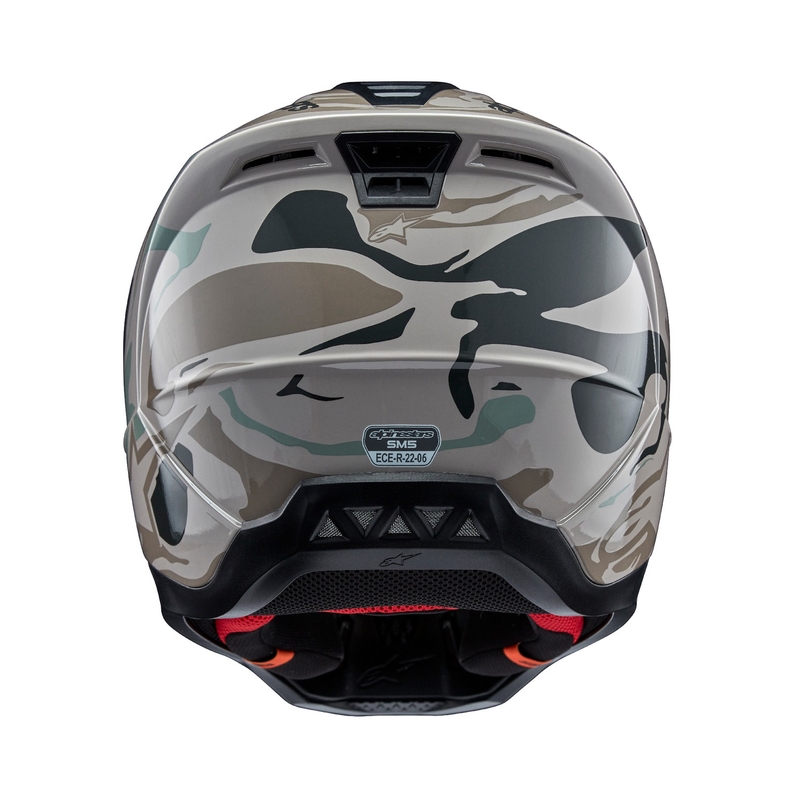 Alpinestars S-M5 Mineral grå-grøn camo motocrosshjelm