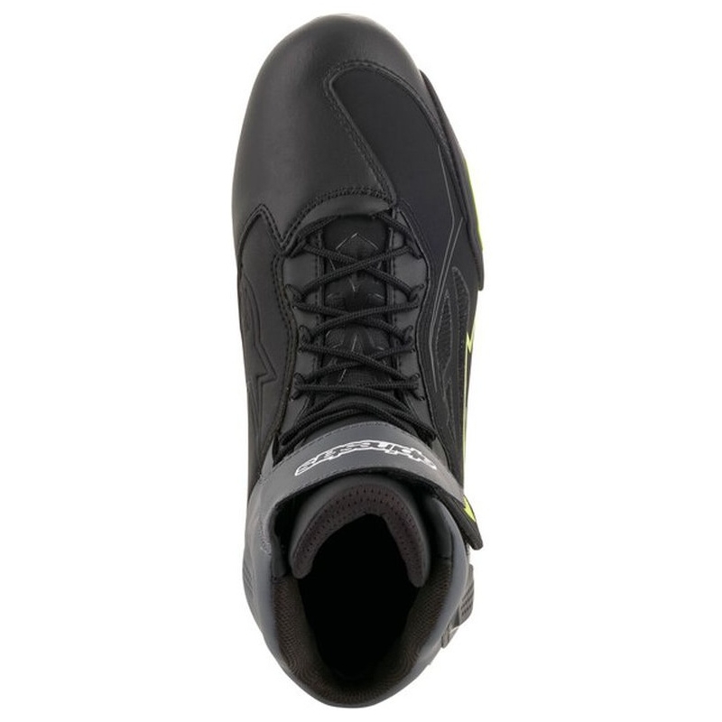 Alpinestars Faster-3 Drystar sort-grå-fluogule motorcykelstøvler