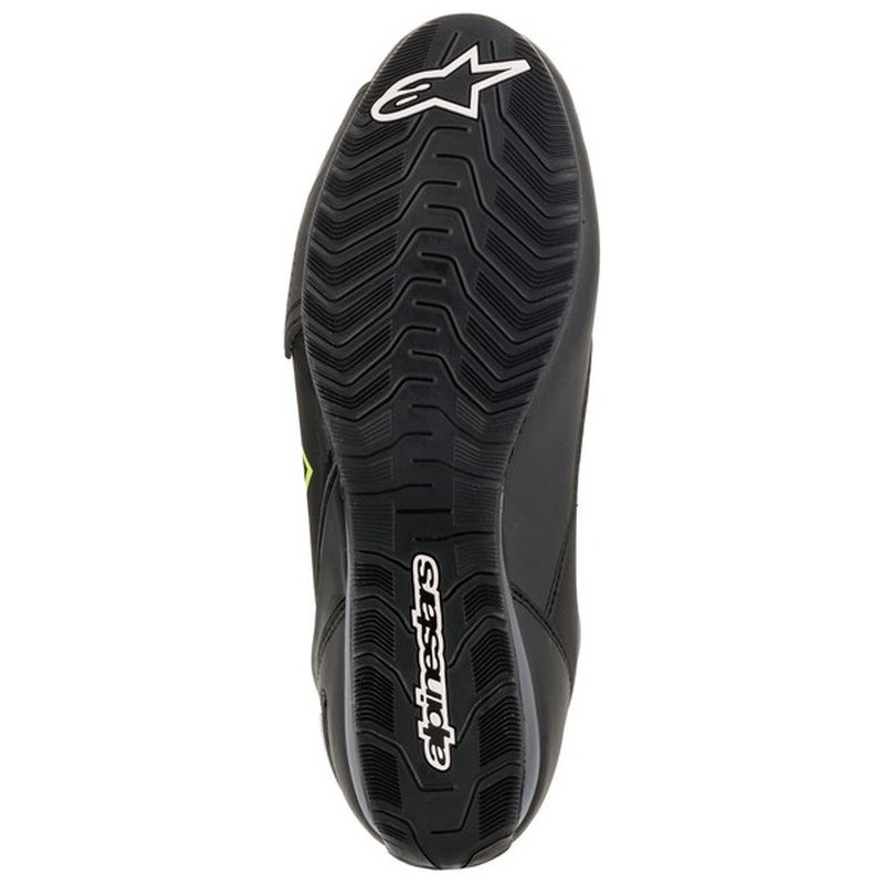 Alpinestars Faster-3 Drystar sort-grå-fluogule motorcykelstøvler