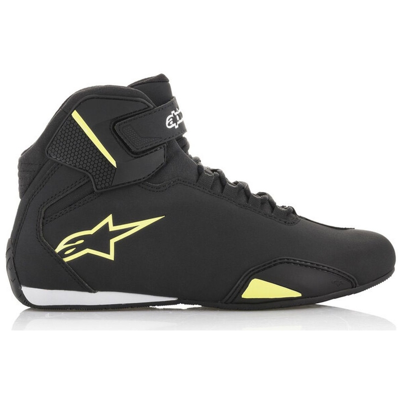 Alpinestars Sector Black-Fluo Yellow motorcykelstøvler