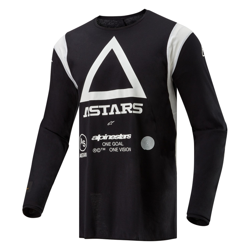 Alpinestars Techdura Motocross Jersey Sort