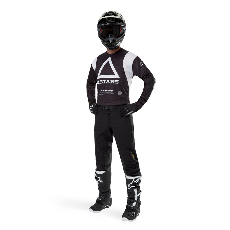 Alpinestars Techdura Motocross Jersey Sort