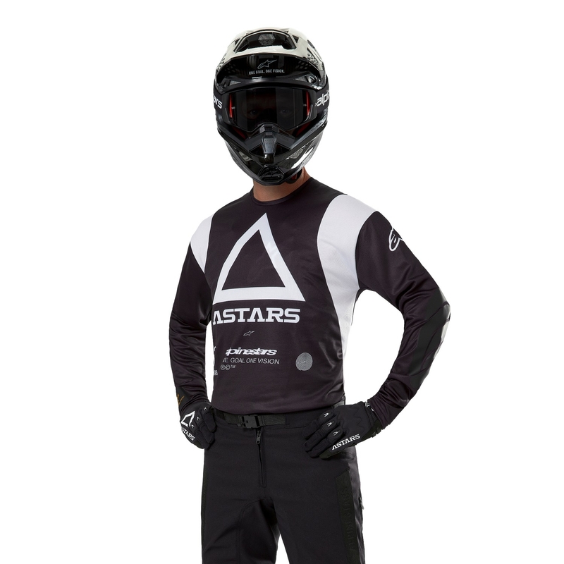 Alpinestars Techdura Motocross Jersey Sort