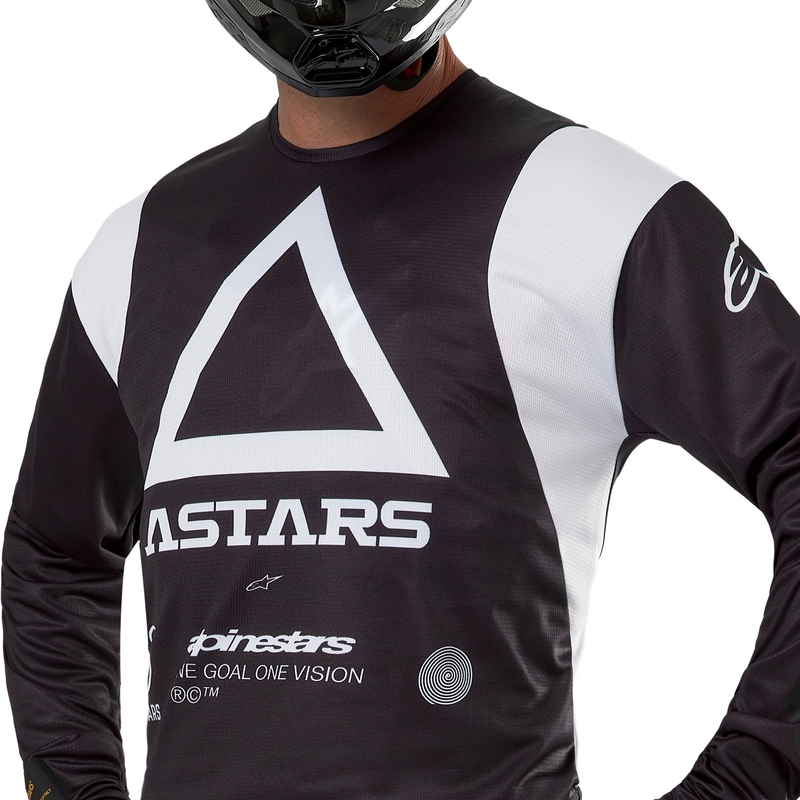 Alpinestars Techdura Motocross Jersey Sort