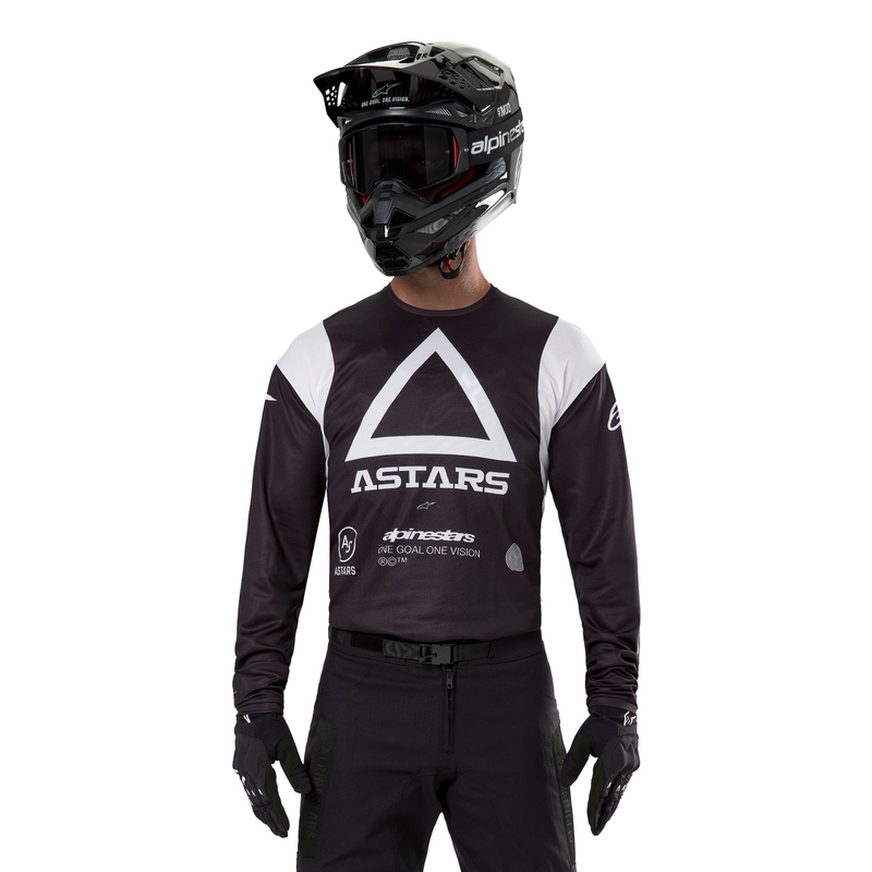 Alpinestars Techdura Motocross Jersey Sort