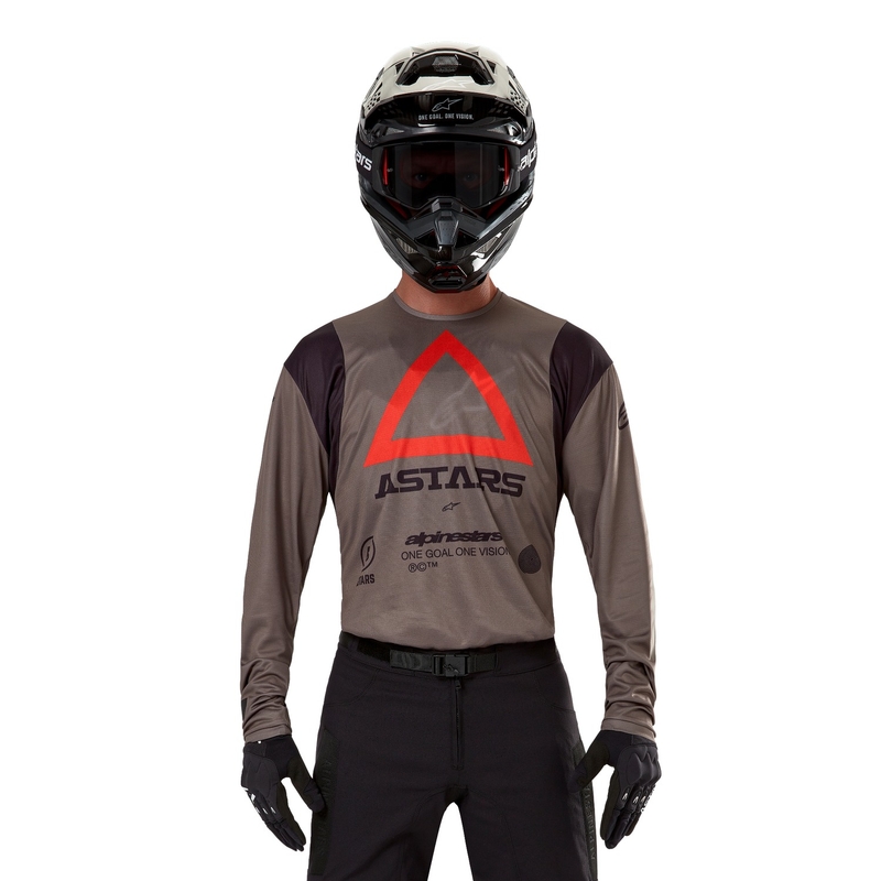 Alpinestars Techdura motocrosstrøje brun
