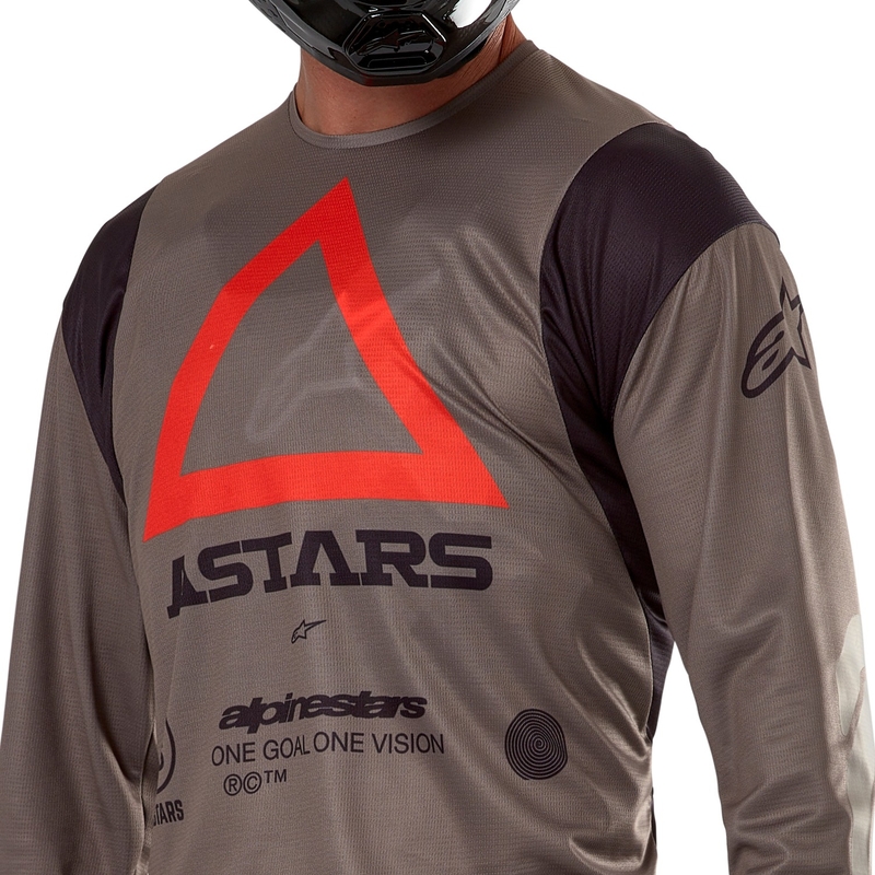 Alpinestars Techdura motocrosstrøje brun