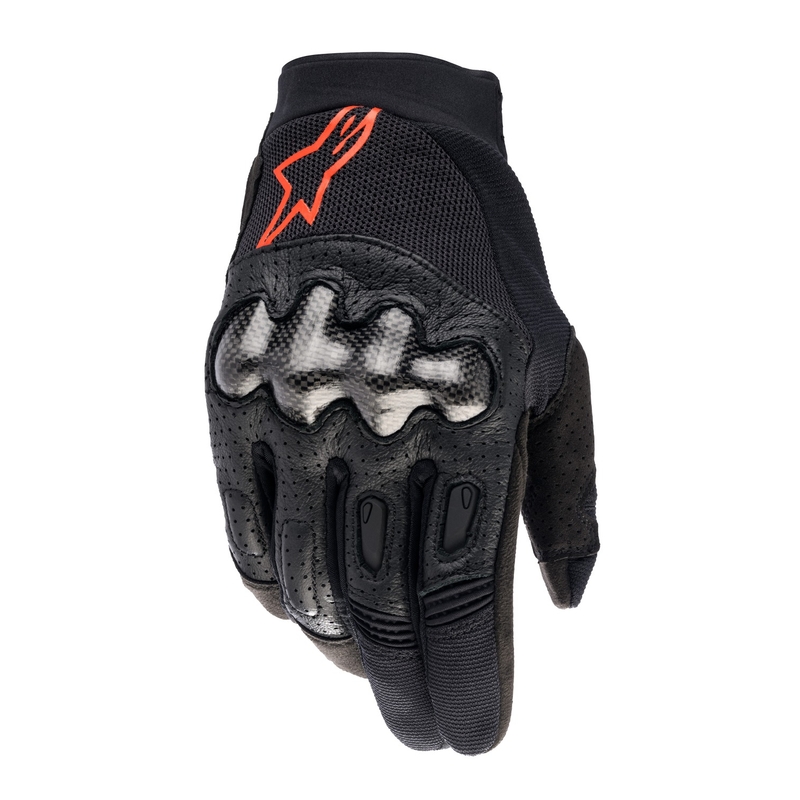 Alpinestars Megawatt 2 motocrosshandsker sort-fluoro rød