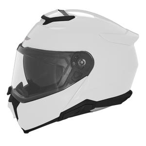 Flip-up motorcykelhjelm NOX N967 hvid