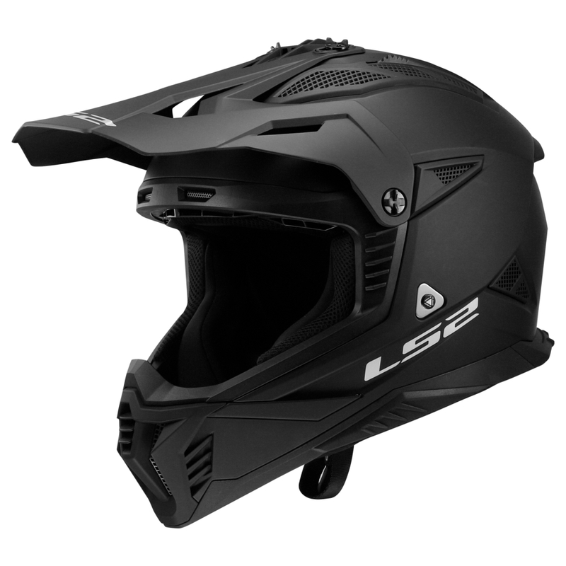 Motocrosshjelm LS2 MX708 Fast II Solid mat sort