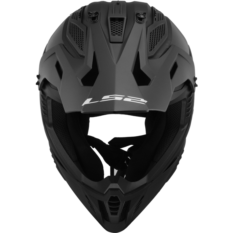Motocrosshjelm LS2 MX708 Fast II Solid mat sort
