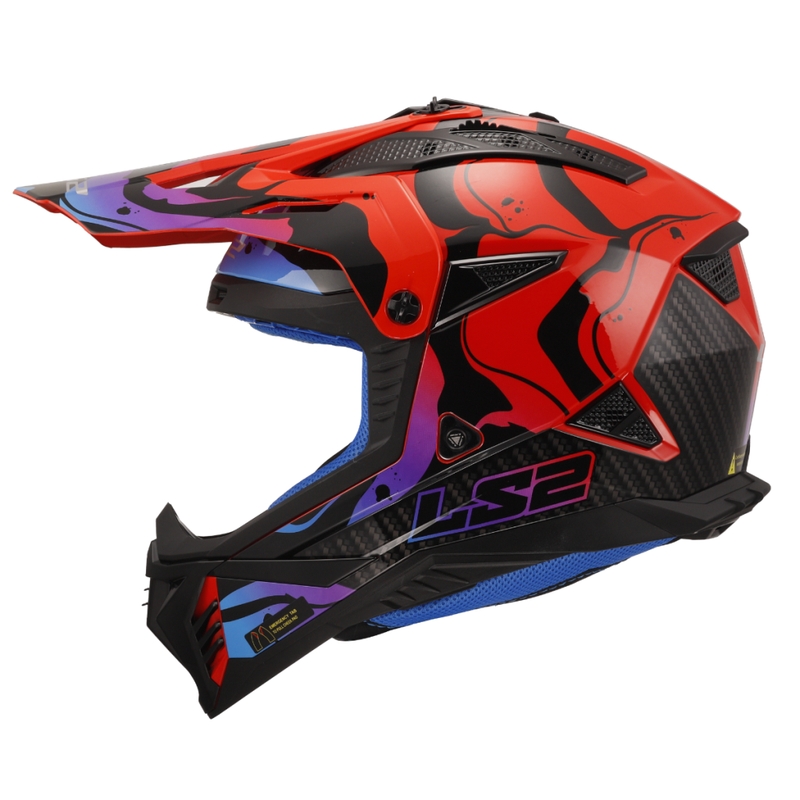 Motocrosshjelm LS2 MX708 Fast II Wash rød