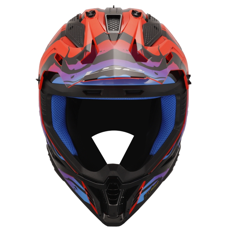 Motocrosshjelm LS2 MX708 Fast II Wash rød