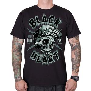 T-shirt Black Heart Spike sort
