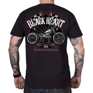 T-shirt Black Heart Chopper Race sort