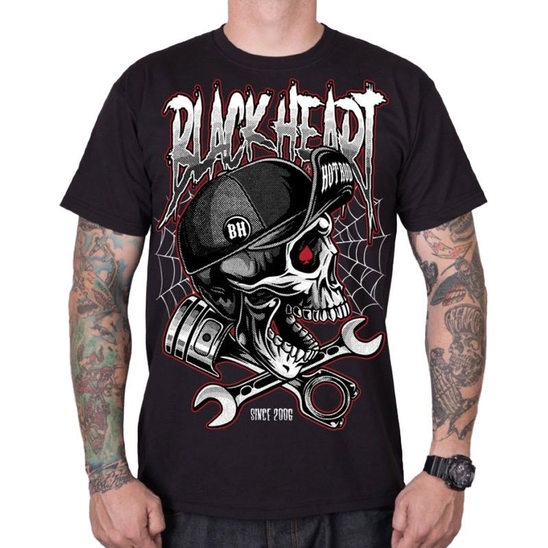 T-shirt Black Heart Riot sort