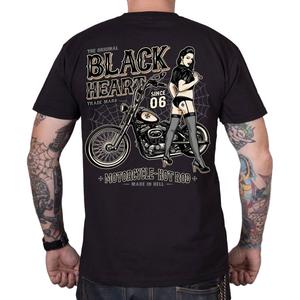 T-shirt Black Heart Chopper Pussy sort