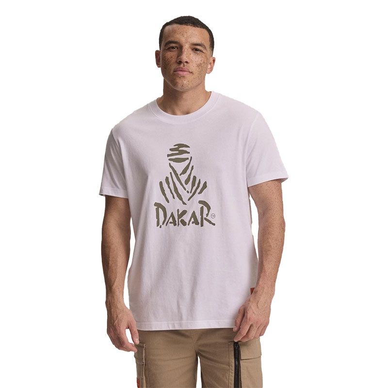 T-shirt Dakar Desert 04 hvid