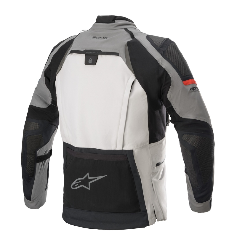 Alpinestars Boulder Gore-Tex mørke- og lysegrå motorcykeljakke