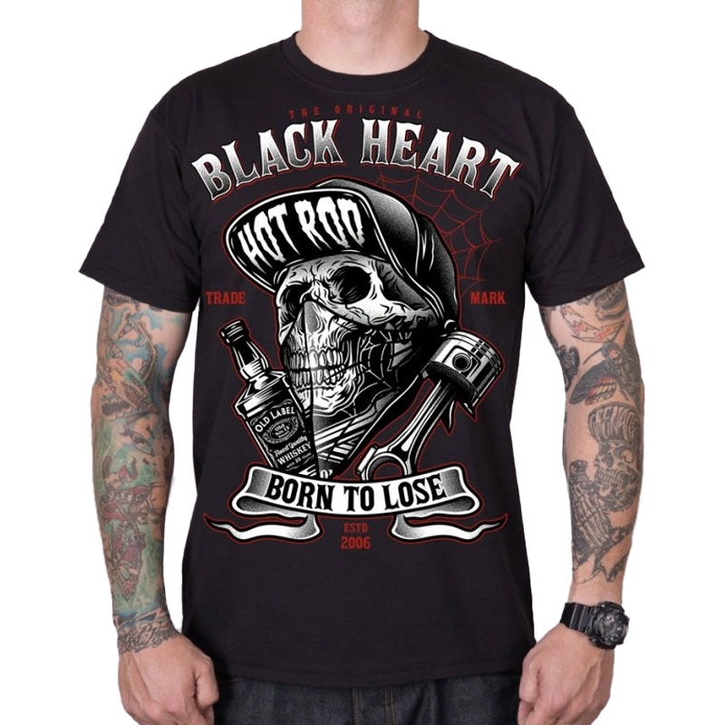 T-shirt Black Heart Buddy sort