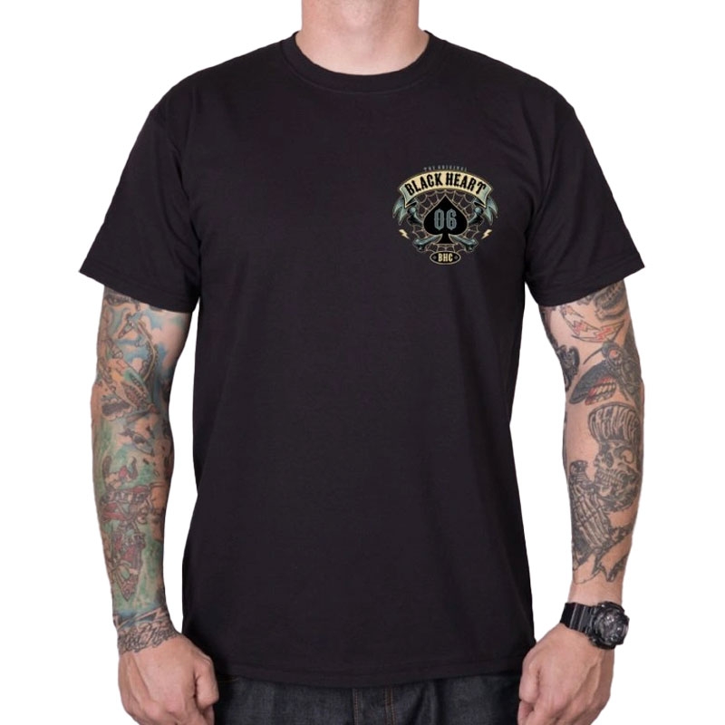T-shirt Black Heart Bandana Boy sort