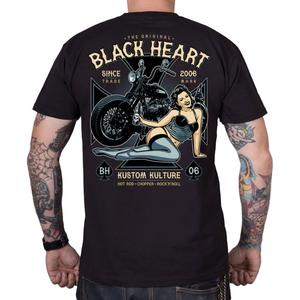 T-shirt Black Heart Ava sort