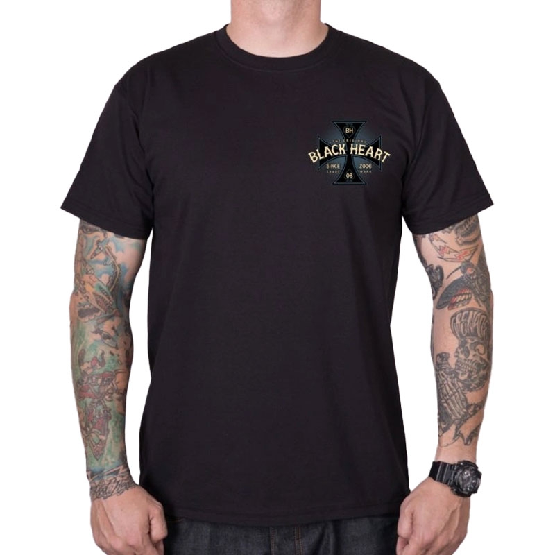 T-shirt Black Heart Ava sort