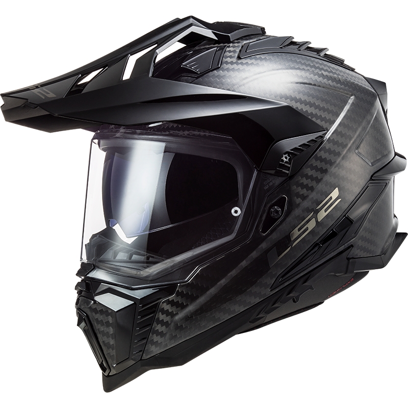 Endurohjelm LS2 MX701 Explorer Carbon Gloss Black