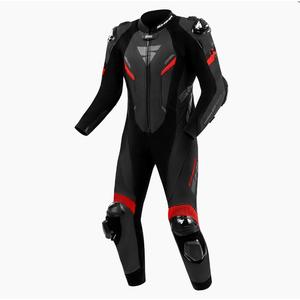Shima Hyper-RS sort og rød motorcykeloverall i læder