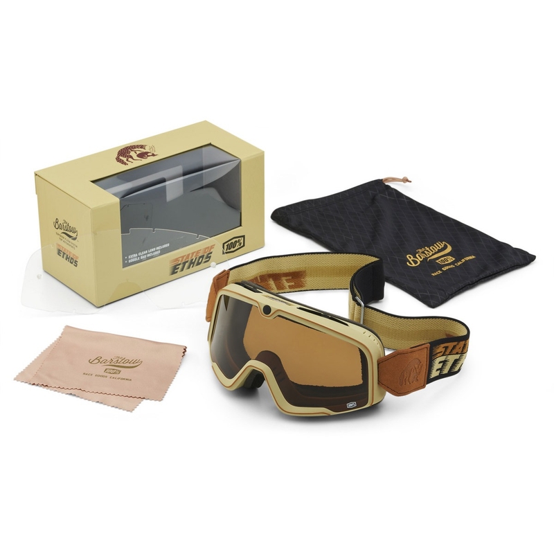 Motocrossbriller 100% - USA Barstow State Of Ethos bronze plexi