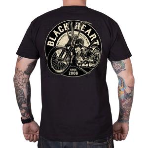 T-shirt Black Heart Chopper King sort