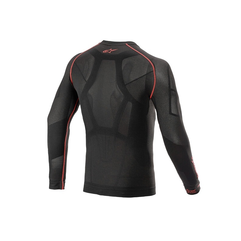 Alpinestars Ride Tech Summer langærmet termotrøje sort og rød