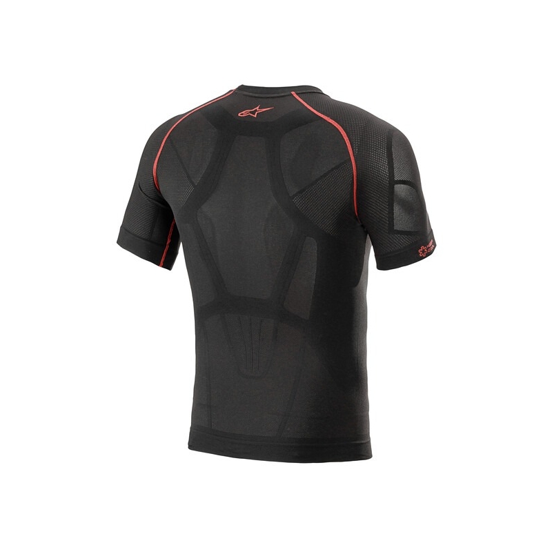 Alpinestars Ride Tech Summer kortærmet termotrøje sort og rød