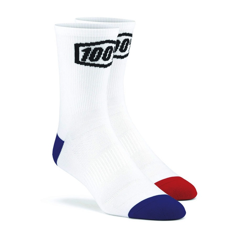 Strømper 100%-USA Terrain MTB hvid