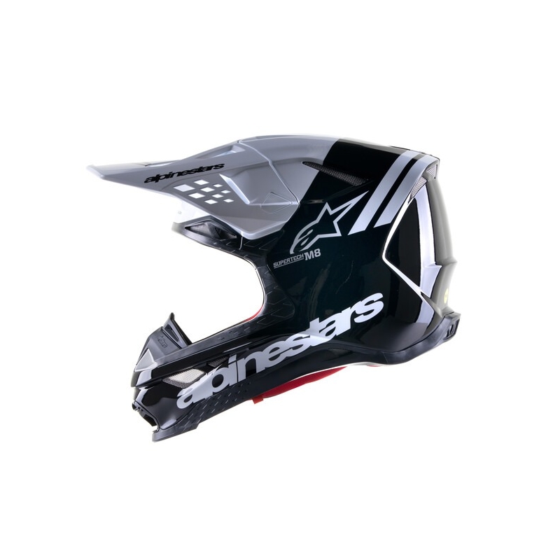 Alpinestars Supertech S-M8 Radium 2 motocrosshjelm sort og hvid