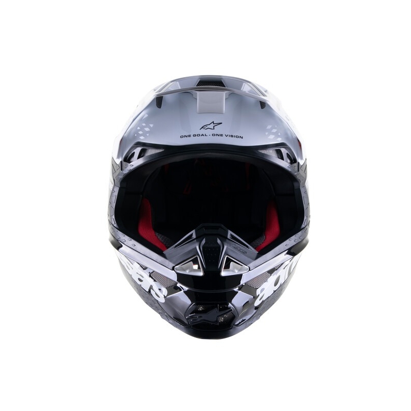 Alpinestars Supertech S-M8 Radium 2 motocrosshjelm sort og hvid