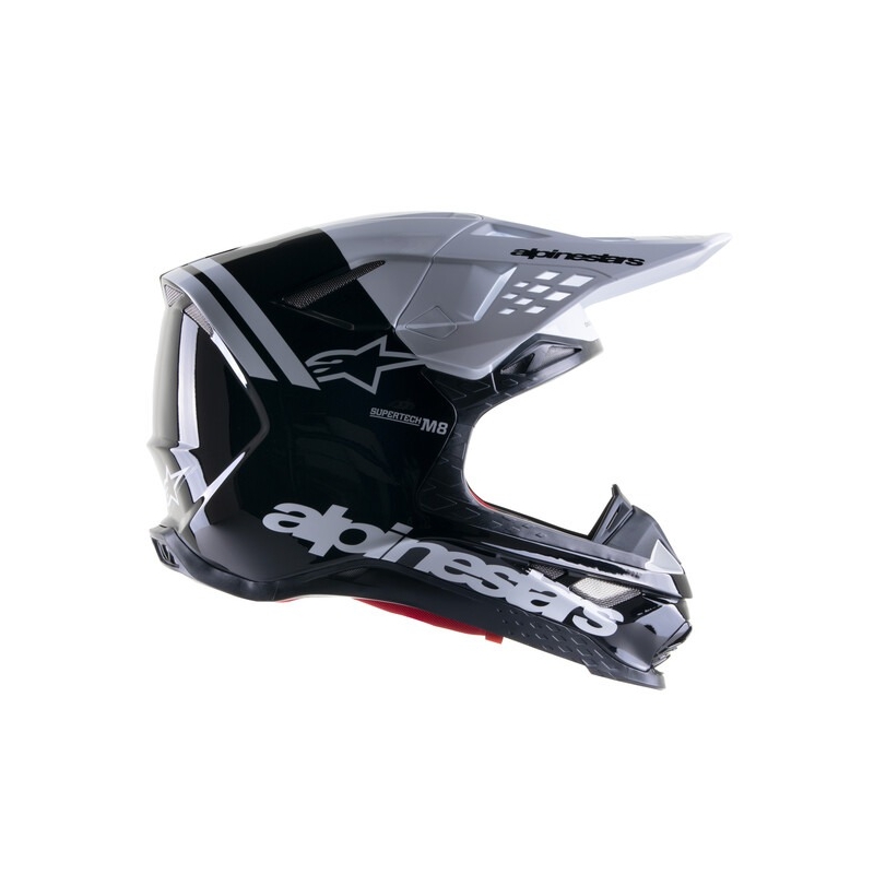 Alpinestars Supertech S-M8 Radium 2 motocrosshjelm sort og hvid