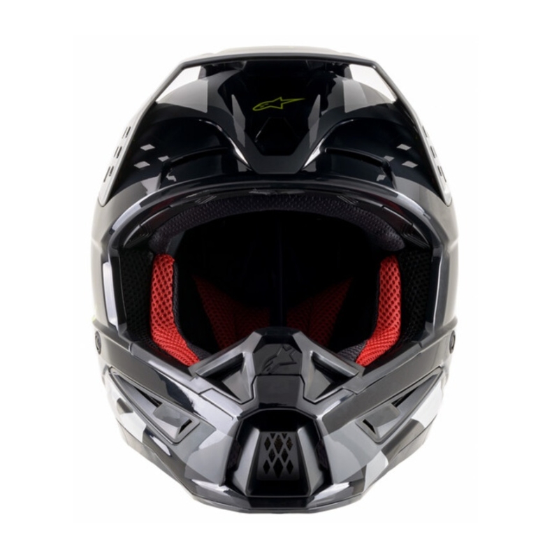 Alpinestars S-M5 Rover Motocross-hjelm antracit-fluogul-camouflagegrå