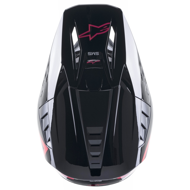 Motokrosová helma Alpinestars S-M5 Compass černo-růžová
