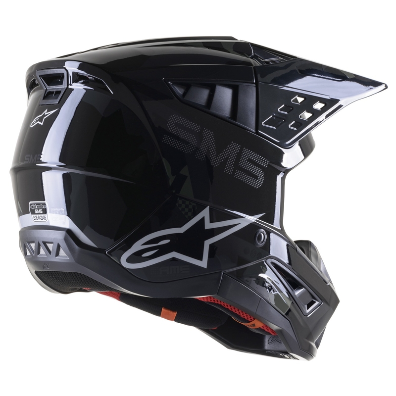 Motokrosová helma Alpinestars S-M5 Rover černo-antracitovo-maskáčová lesklá