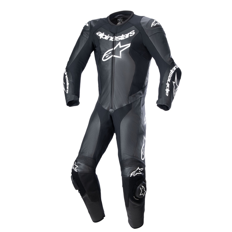 Alpinestars GP Force Lurv sort læderovertræksdragt til motorcykel