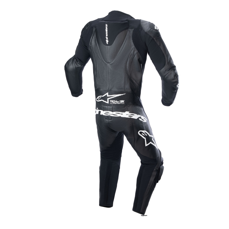 Alpinestars GP Force Lurv sort læderovertræksdragt til motorcykel