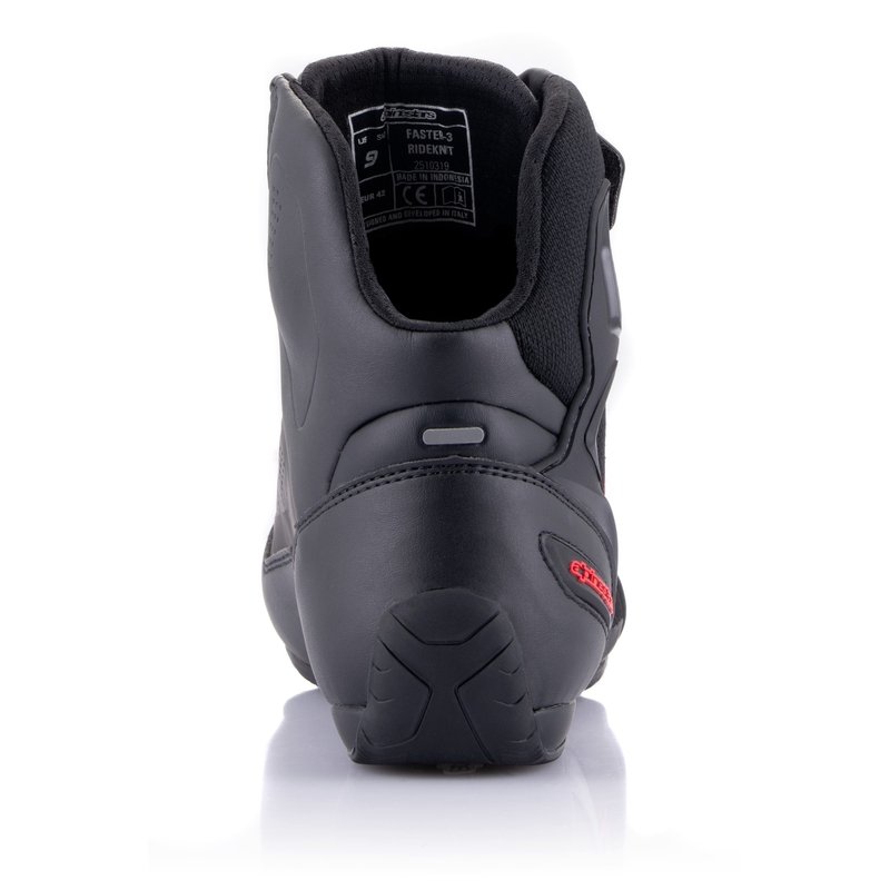 Alpinestars Faster-3 Rideknit Black-Dark Grey-Red motorcykelstøvler
