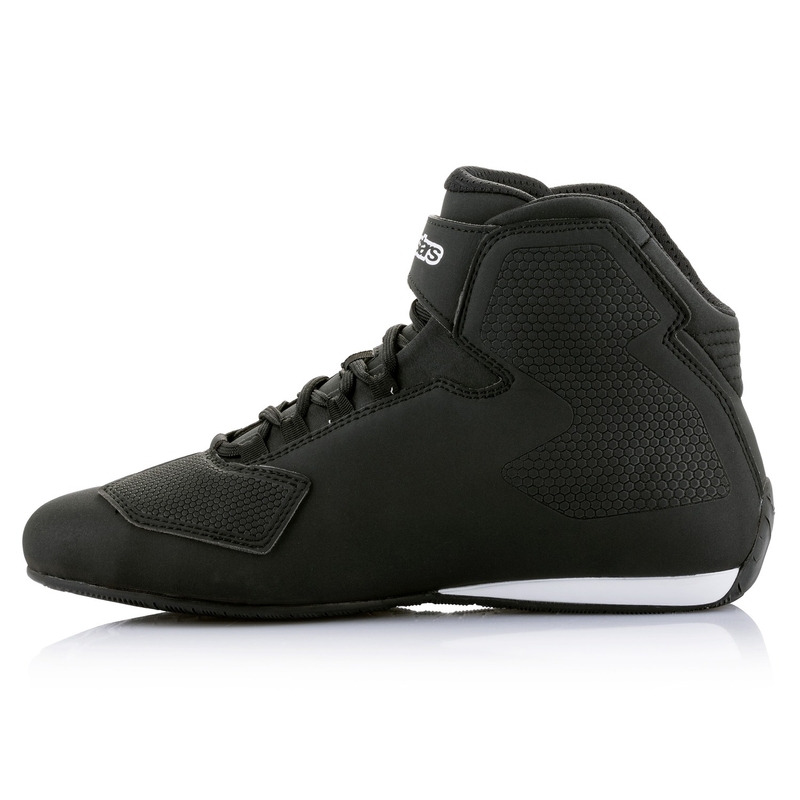 Alpinestars Sector motorcykelstøvler i sort og hvid