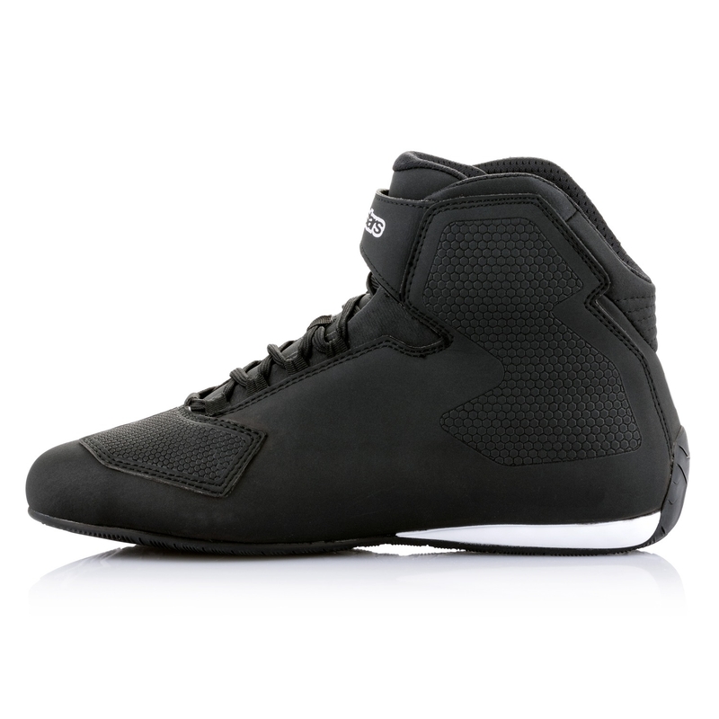 Alpinestars Sector Black-White-Fluo Red motorcykelstøvler