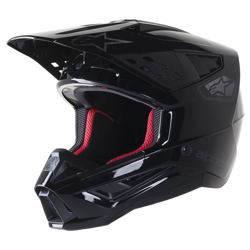 Alpinestars S-M5 Scout motocrosshjelm sort og sølv