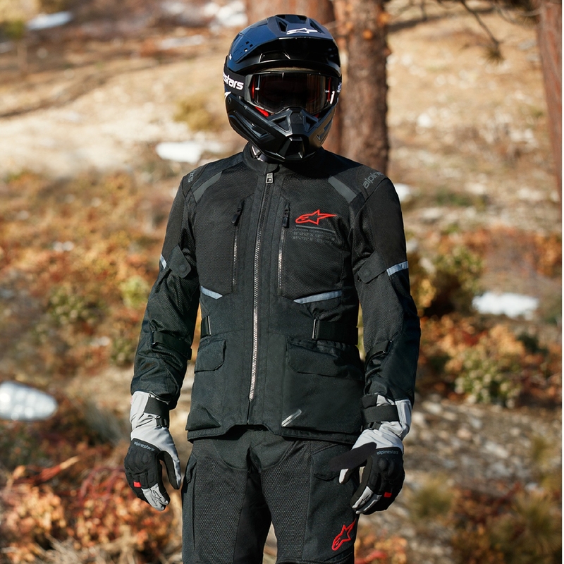Alpinestars Andes Drystar 2 motorcykeljakke, sort