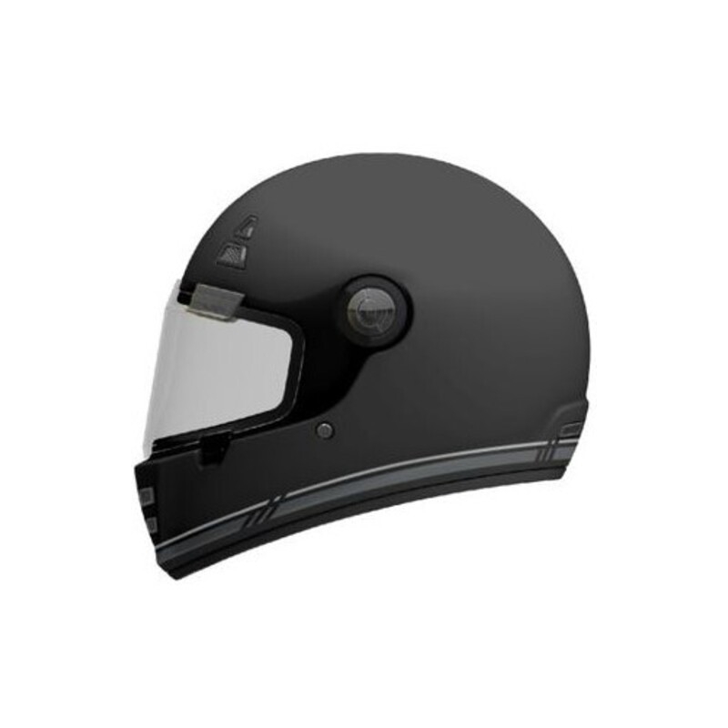 MT Jarama SV B2 integreret motorcykelhjelm mat sort