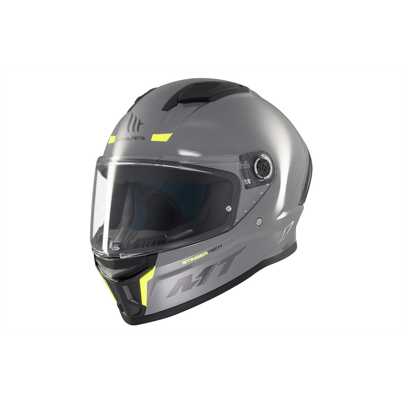 MT Stinger 2 Solid Gloss Grey Integral motorcykelhjelm